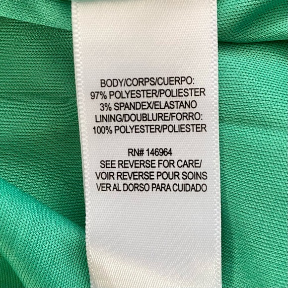 Julia Jordan Flutter Sleeve Green Floral Pleated Dress 10 NWT - Picture 10 of 12